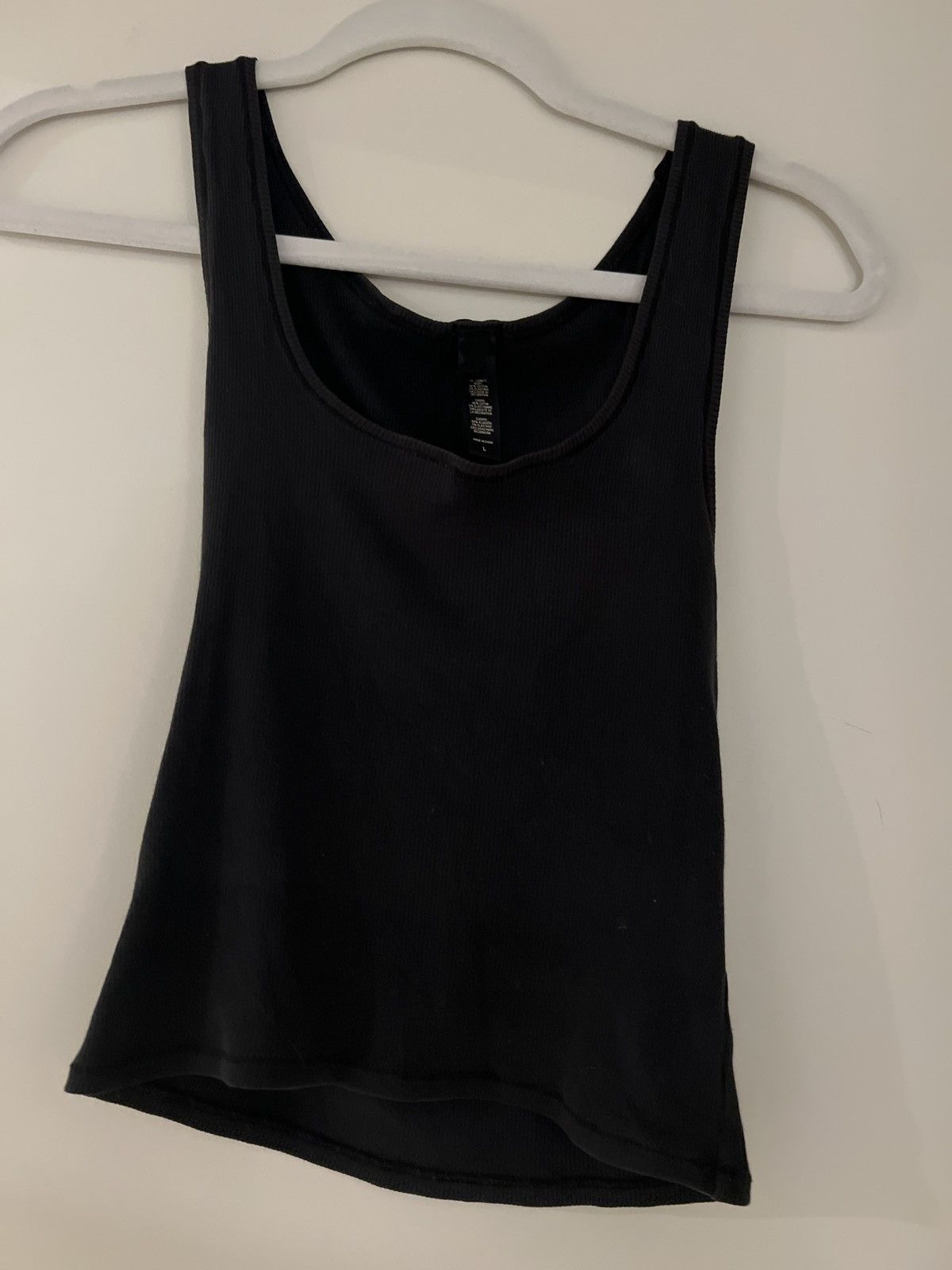 SKIMS Skims black tank top Size L / US 10 / IT 46 - 1 Thumbnail