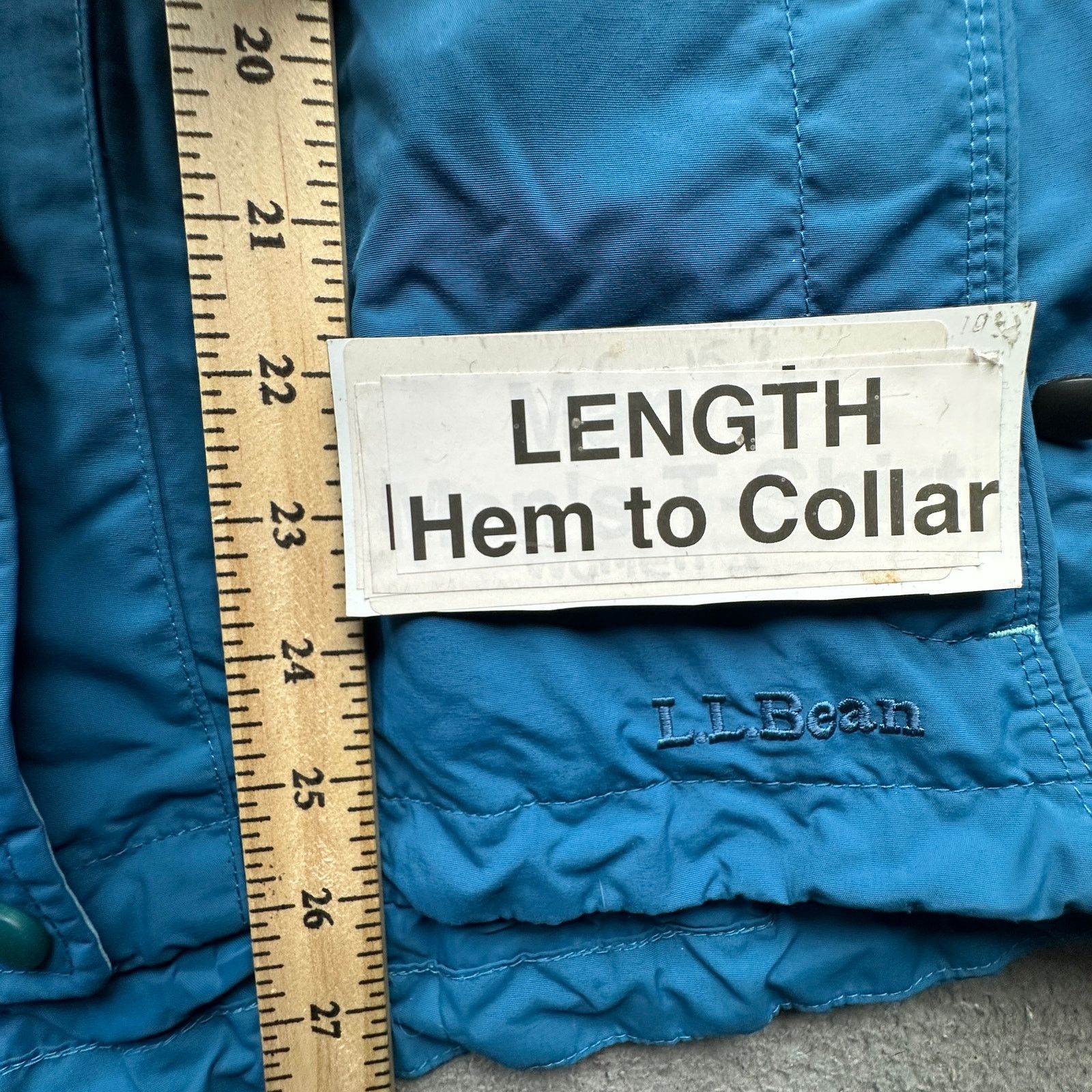 L.L. Bean LL Bean 0JPD1 Blue Full Zip Hidden Hooded Jacket Womens XL Size XL / US 12-14 / IT 48-50 - 5 Thumbnail
