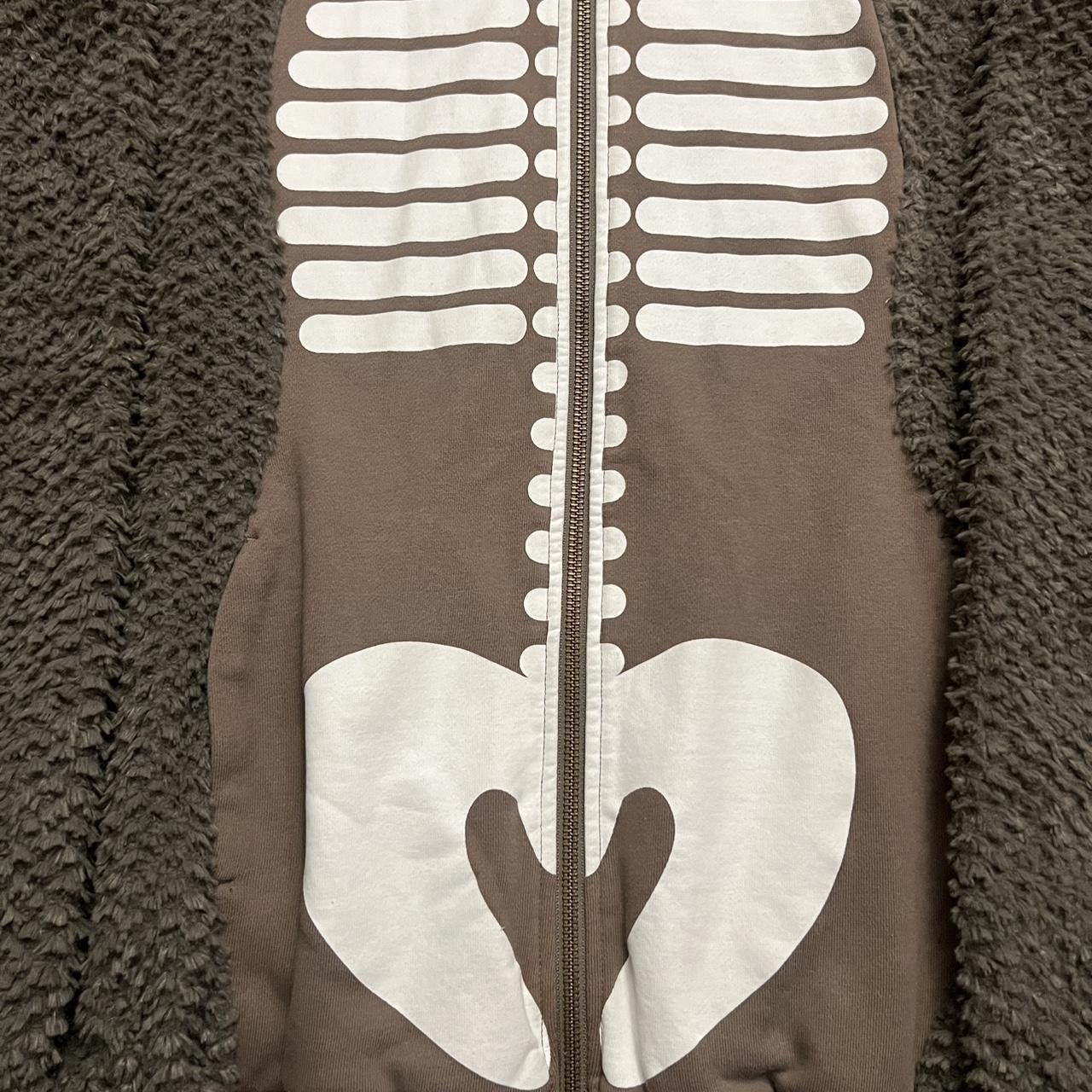 Ne-Net Ne-net Brown Skeleton Bear Ear Hoodie Size US M / EU 48-50 / 2 - 2 Thumbnail