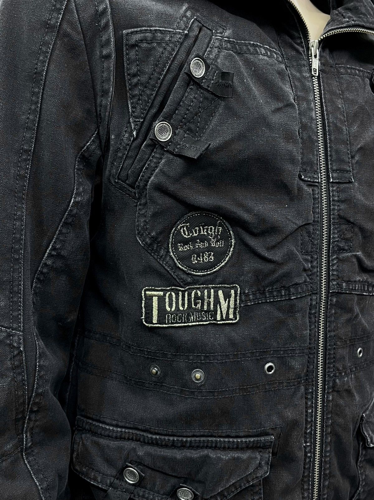 ROCKSMITH 🔥Grunge🔥Vintage Tough Jeansmith Rock & Roll Canvas Jacket Size US M / EU 48-50 / 2 - 14 Thumbnail
