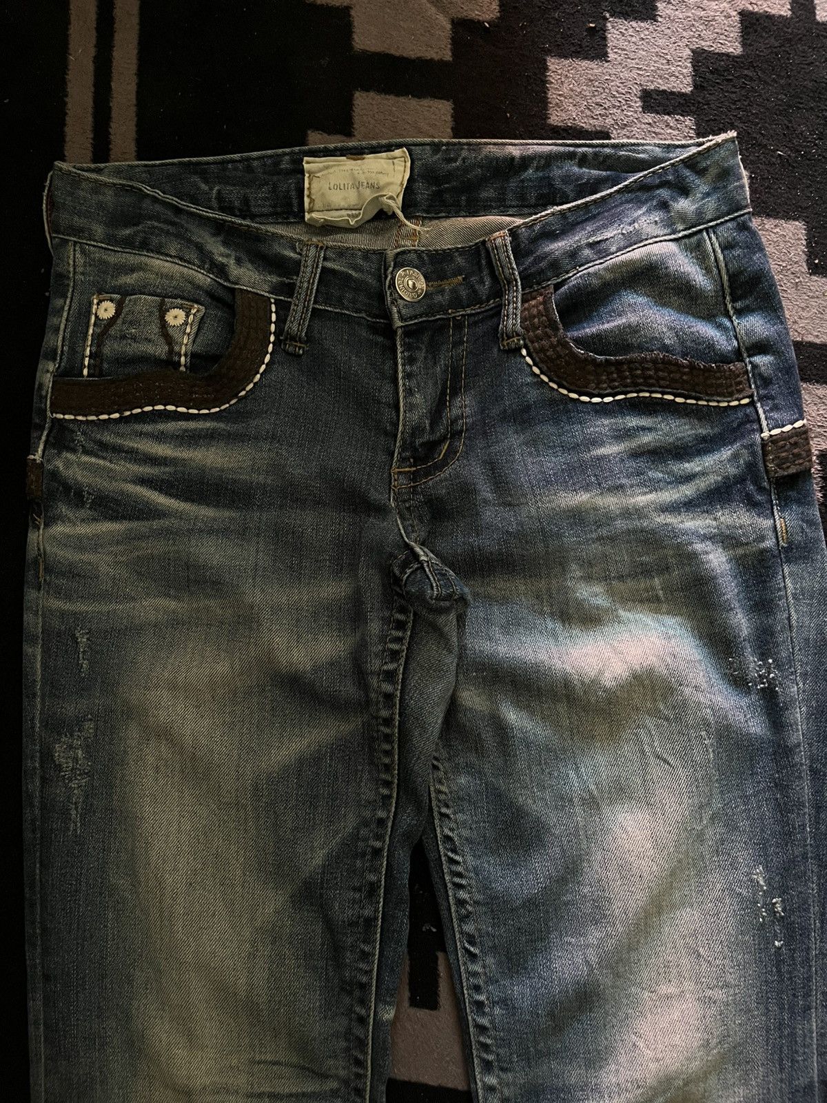 Hysteric Glamour Lolita yoshitomo nara flare jeans Size US 30 / EU 46 - 4 Thumbnail