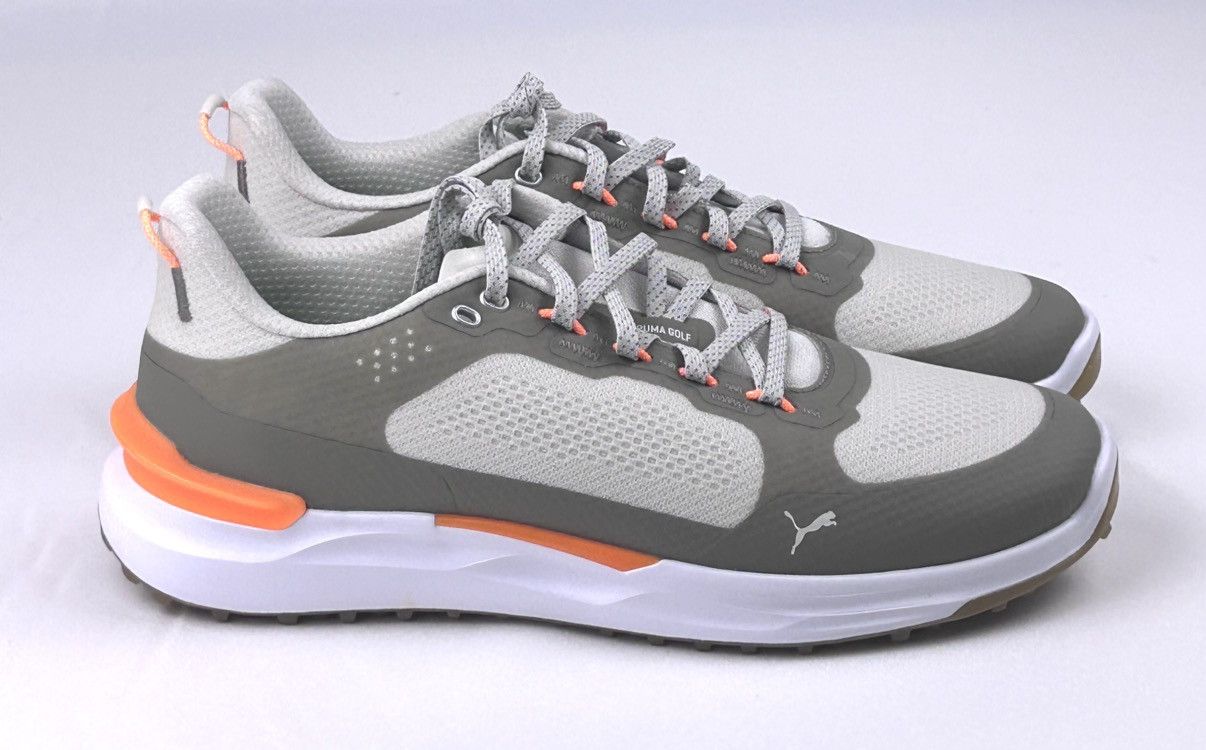 Puma Puma Ignite Elevate X Golf Sneakers Grey Orange Men 11 New Size US 11 / EU 44 - 1 Thumbnail