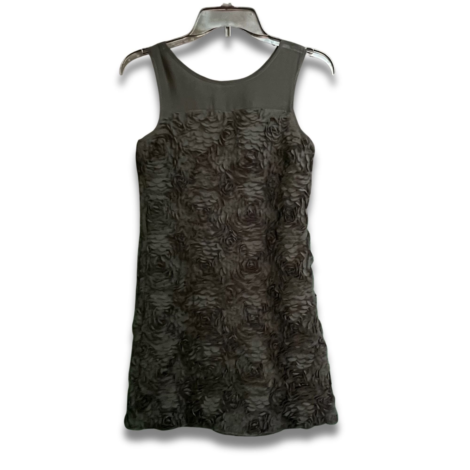 Other TED KENTON Black Floral Tulle Mini Dress US14 Sleeveless Ele Size XL / US 12-14 / IT 48-50 - 3 Thumbnail