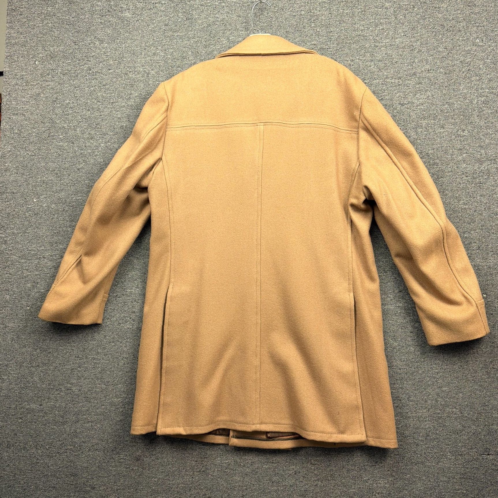Doublet VINTAGE Wool Coat Mens Size 46 Beige Double Breasted Overcoat Lined Peacoat 60s Size US S / EU 44-46 / 1 - 6 Thumbnail