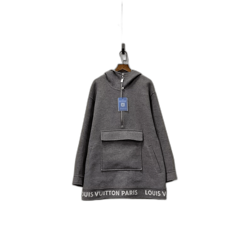 Louis Vuitton Louis Vuitton Half-Zip Hoodie with Logo Size US M / EU 48-50 / 2 - 1 Thumbnail