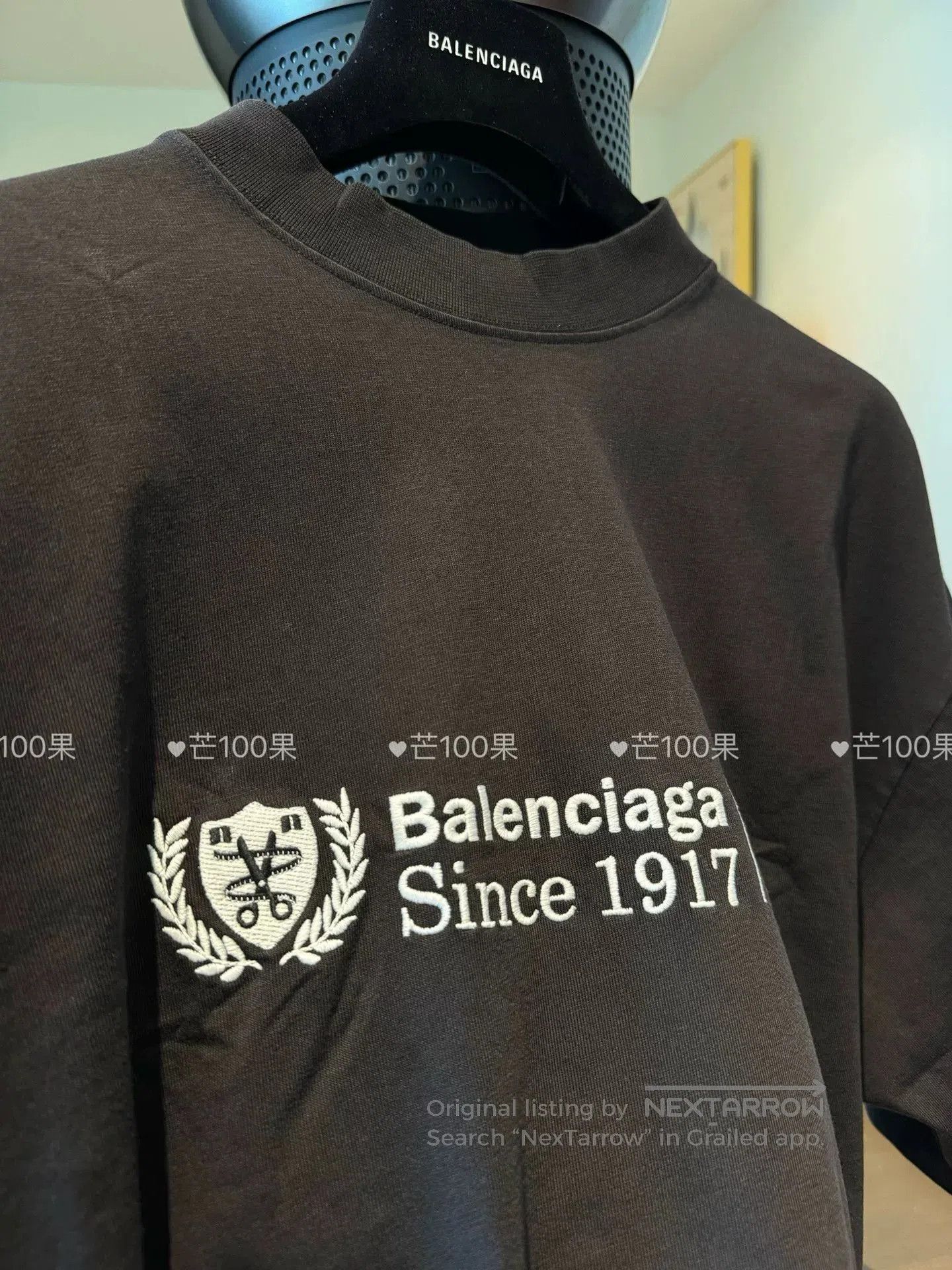 Balenciaga Balenciaga 24 Since 1917 Embroidered Tee. Size US M / EU 48-50 / 2 - 2 Thumbnail