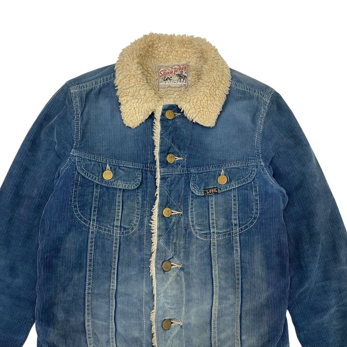 Lee ⚡️Vintage Lee Storm Rider Shearling Jacket Size US XS / EU 42 / 0 - 11 Thumbnail