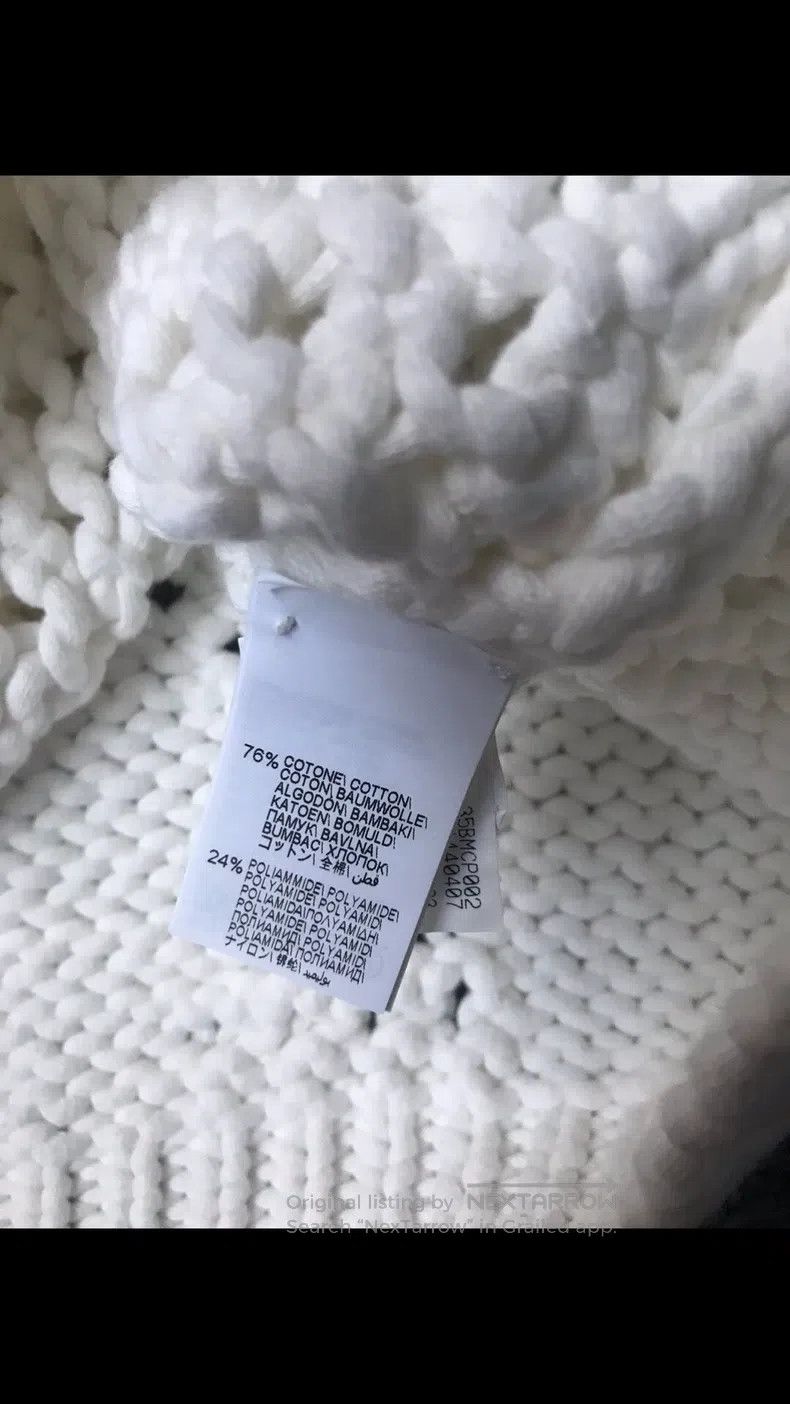 Brunello Cucinelli Brunello Cucinelli Knitted sweater, wide white knitting pa Size M / US 6-8 / IT 42-44 - 4 Thumbnail