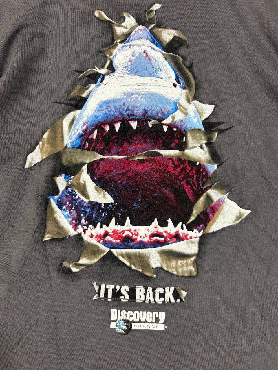Vintage Vintage Shark Week , It’s Back , Discovery Channel Size US XL / EU 56 / 4 - 6 Thumbnail