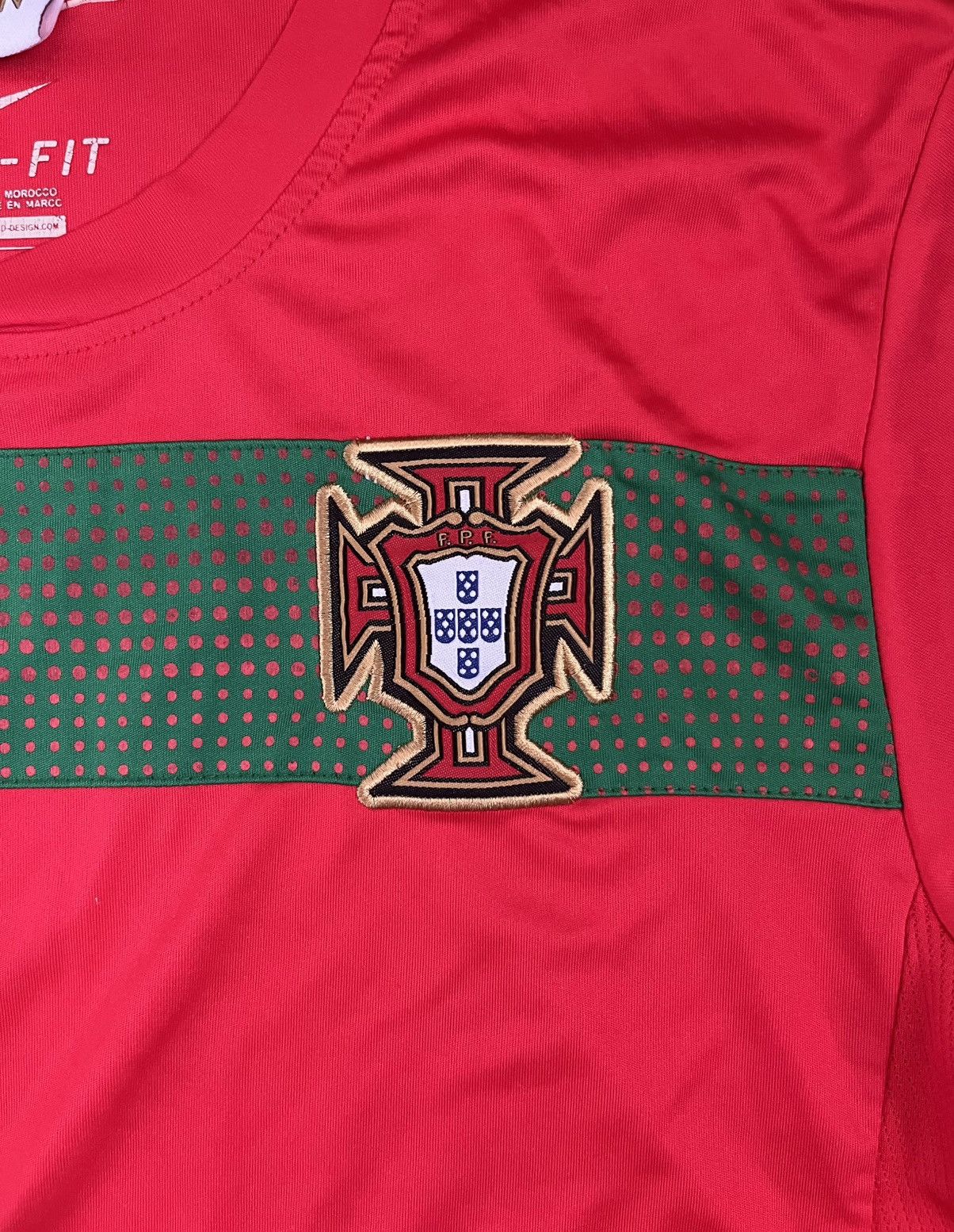 Nike Nike Portugal Footbal Soccer Jersey Home 2010 World Cup Red Size US M / EU 48-50 / 2 - 5 Thumbnail