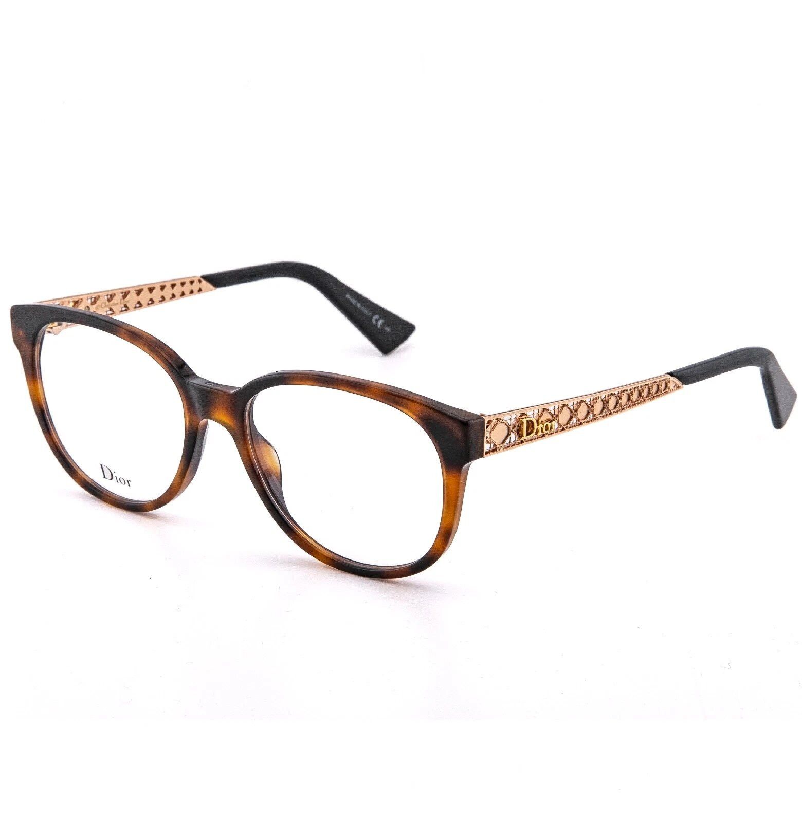 Christian Dior Monsieur CHRISTIAN DIOR DIORAMA Gold Brown DIORAMAO2 Optical Size ONE SIZE - 7 Thumbnail