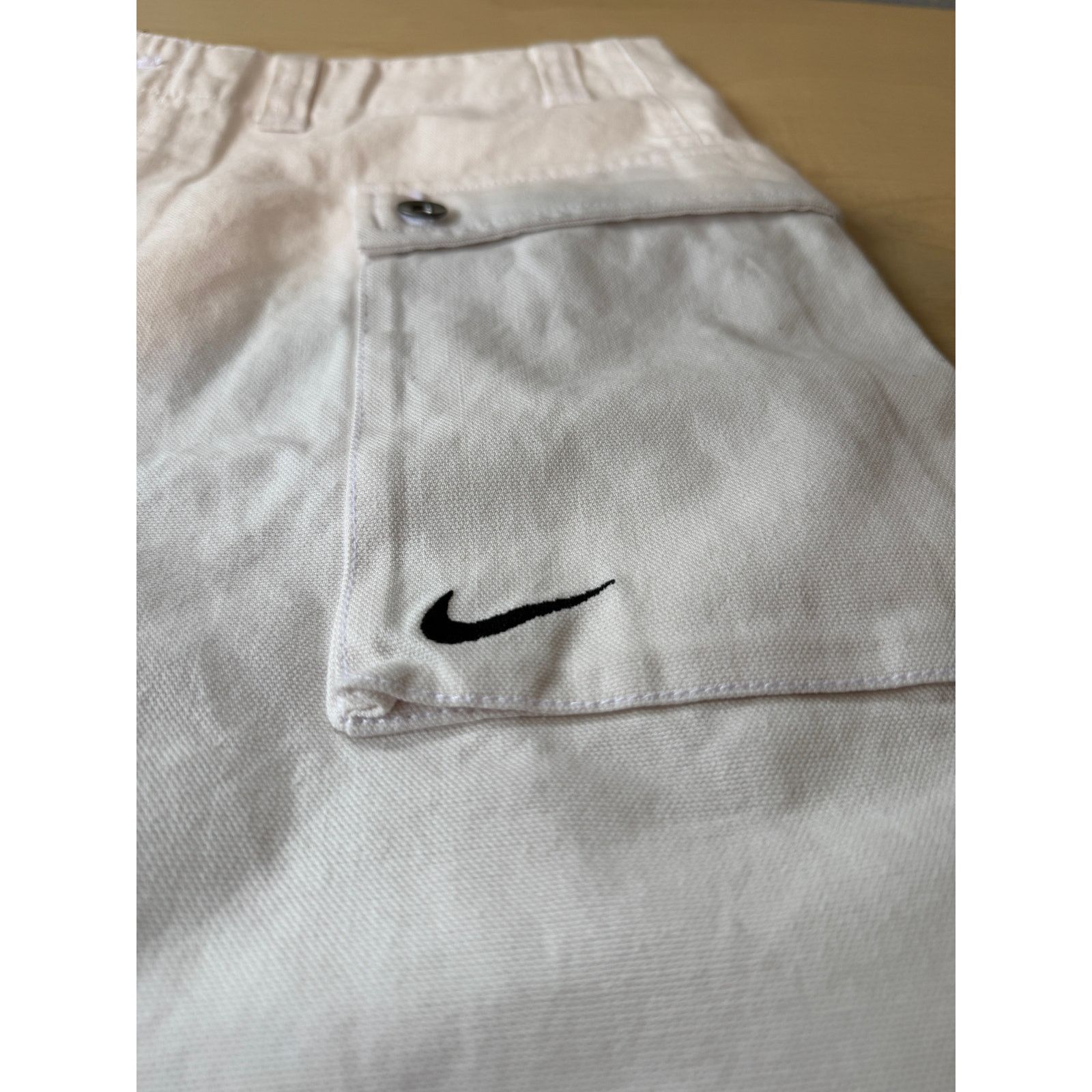 Nike Nike Life P44 Woven Cargo Shorts Cream White NWT Size US 34 / EU 50 - 2 Thumbnail