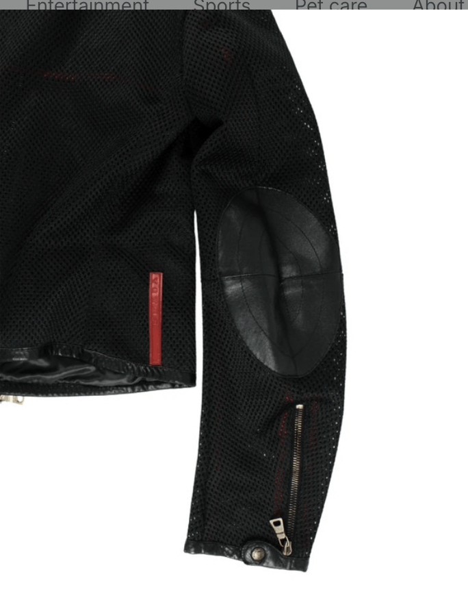 Miu Miu × Prada Prada Jacket 1999 Coat Mesh Bomber Red Tab Sport EX0010 Size M / US 6-8 / IT 42-44 - 6 Thumbnail