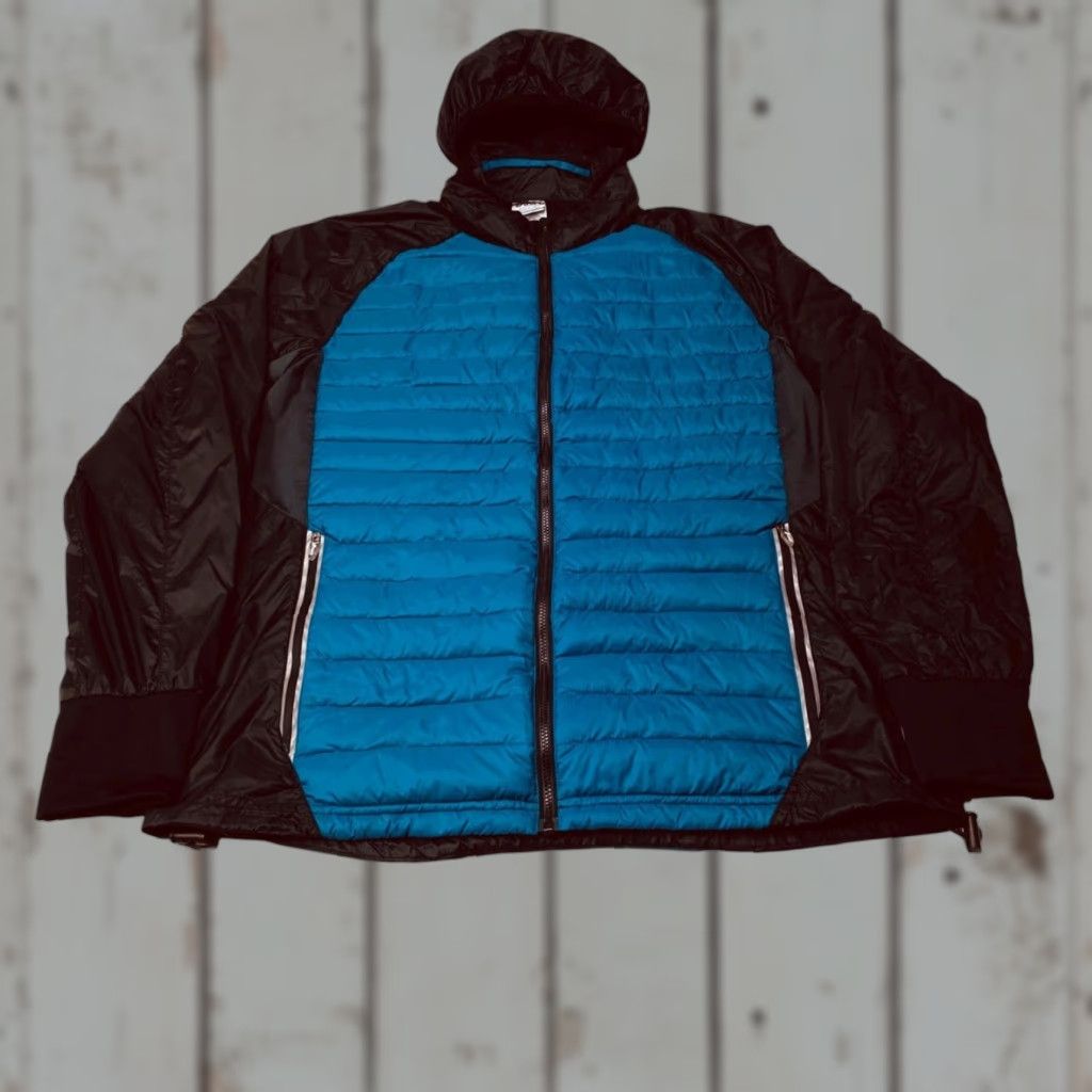 Asics ASICS Men’s Large Blue Puffer Jacket Lightweight Full Zip Outdoor Hiking Size US L / EU 52-54 / 3 - 1 Thumbnail