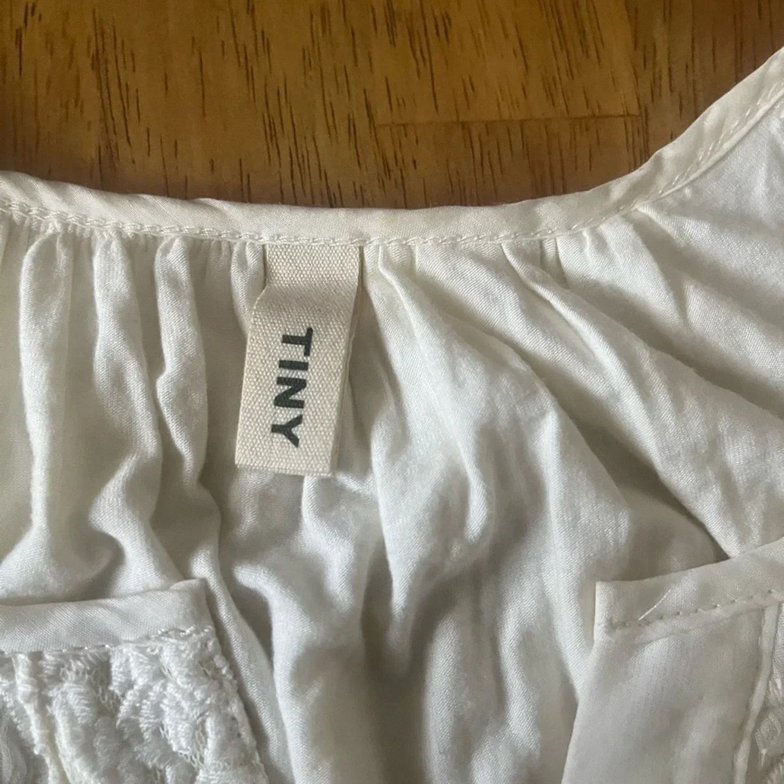 Anthropologie Anthropologie TINY Paperwhites mini shirt dress, size XS Size XS / US 0-2 / IT 36-38 - 3 Thumbnail