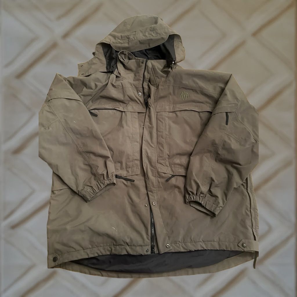 Vintage 511 Tactical Jacket Men 2XL Green 4 In 1 No Liner NRA National Rifle Association Windbreaker Hooded Nylon Jacket 511 4 In 1 Green Mens 2XL finance> Size US XXL / EU 58 / 5 - 1 Thumbnail