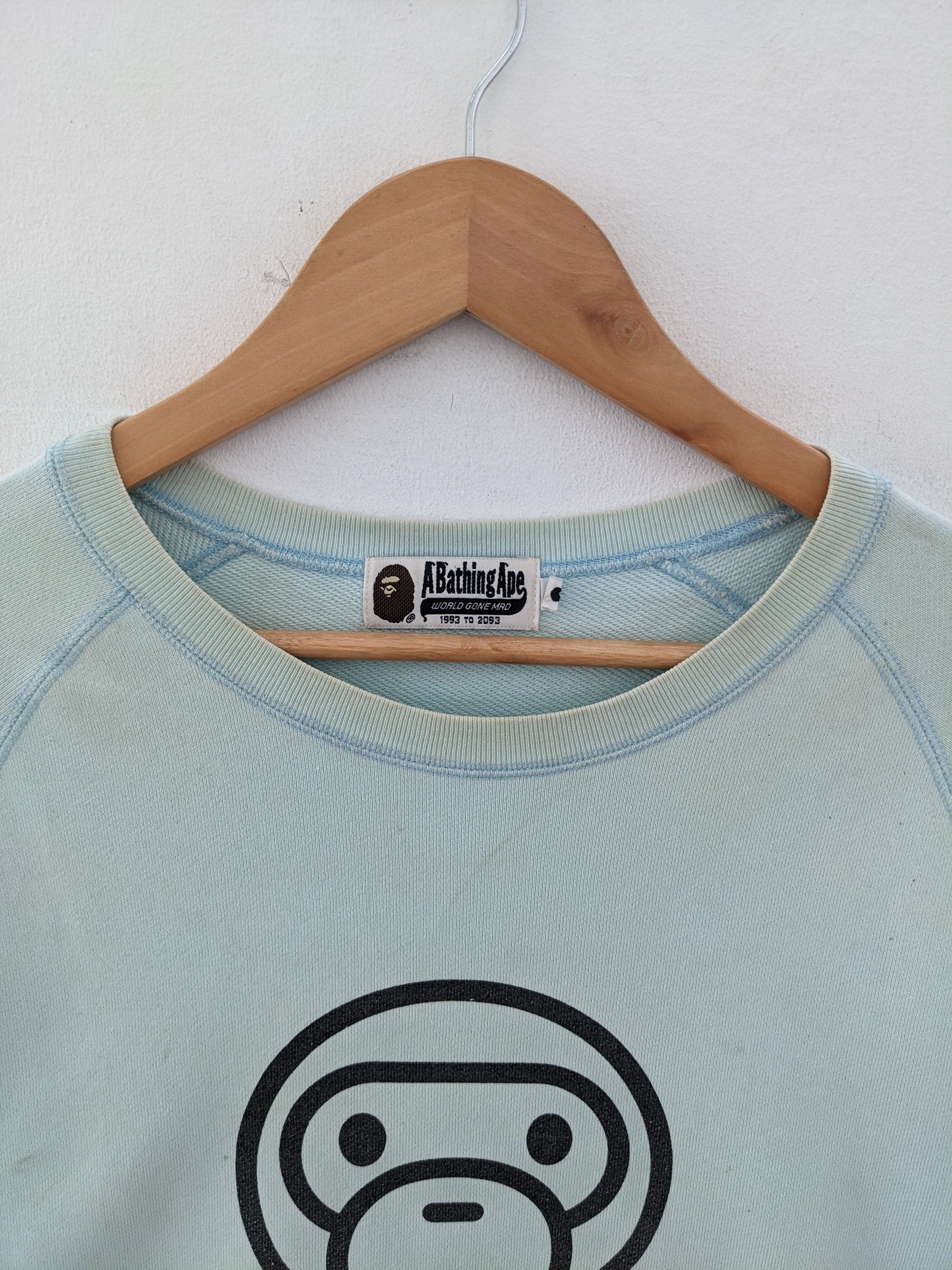 Bape Baby Milo Crewneck Size US XL / EU 56 / 4 - 14 Thumbnail