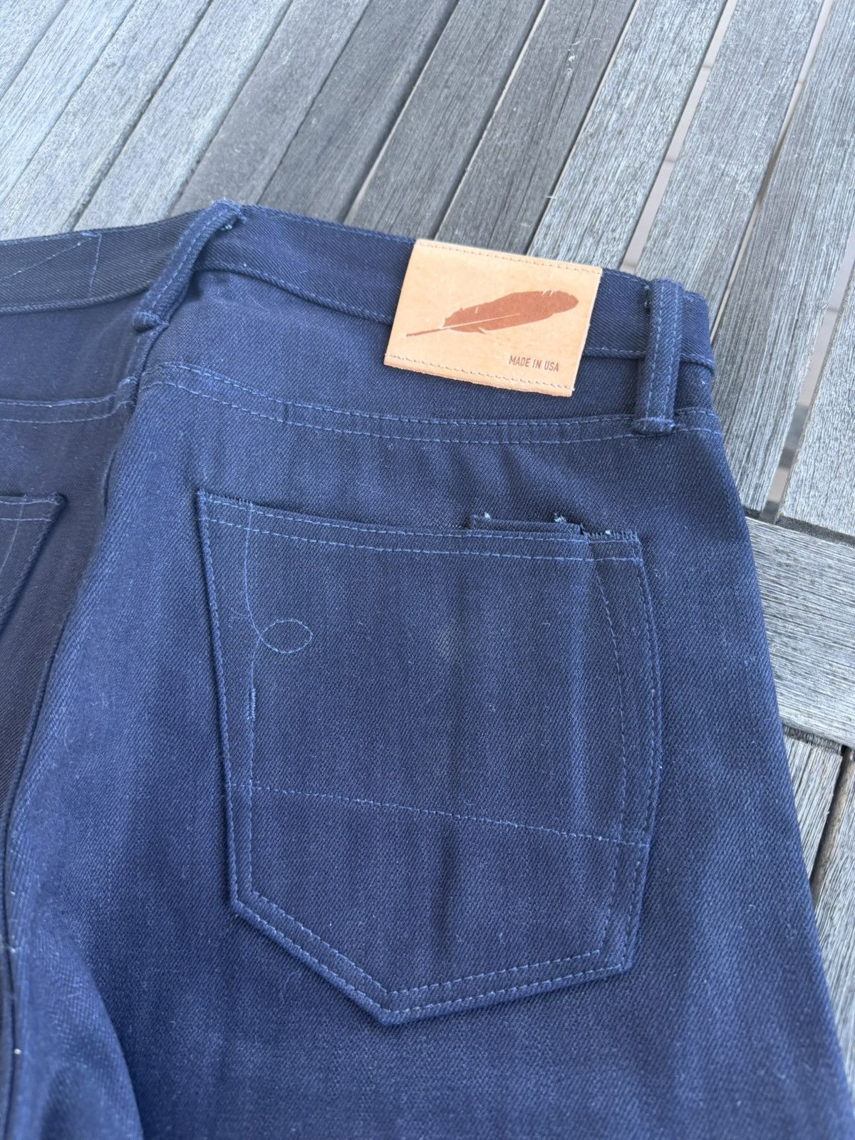 Rogue Territory Stanton 15oz Dbl Indigo Cryptic New 32”