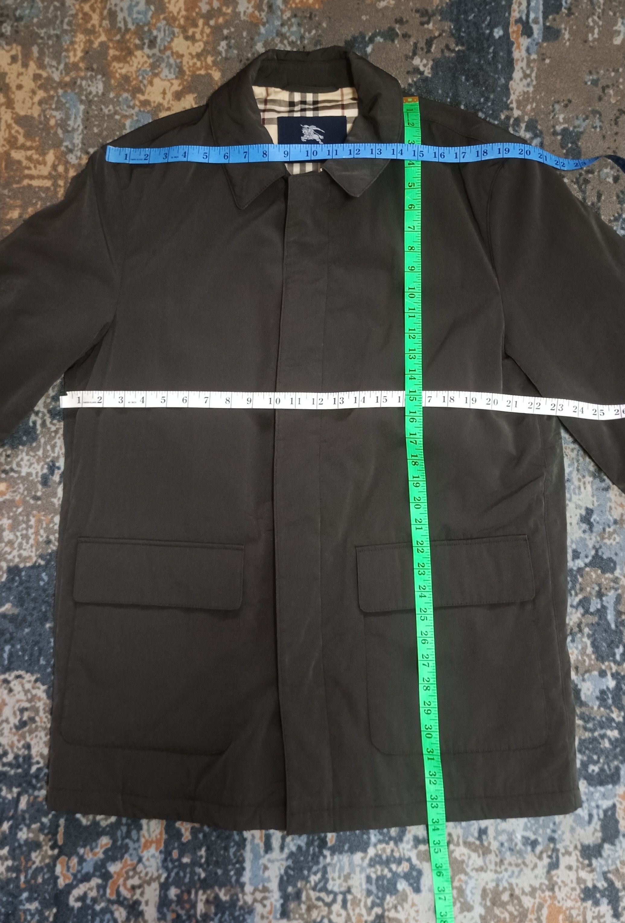Burberry 90s🔥 Burberry London Nova Check Long Coat Size US L / EU 52-54 / 3 - 12 Thumbnail