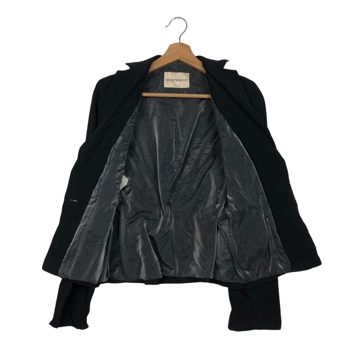 Emporio Armani 📌Vintage Cropped Biker Jacket Emprio Armani Made in Italy Size US M / EU 48-50 / 2 - 14 Thumbnail
