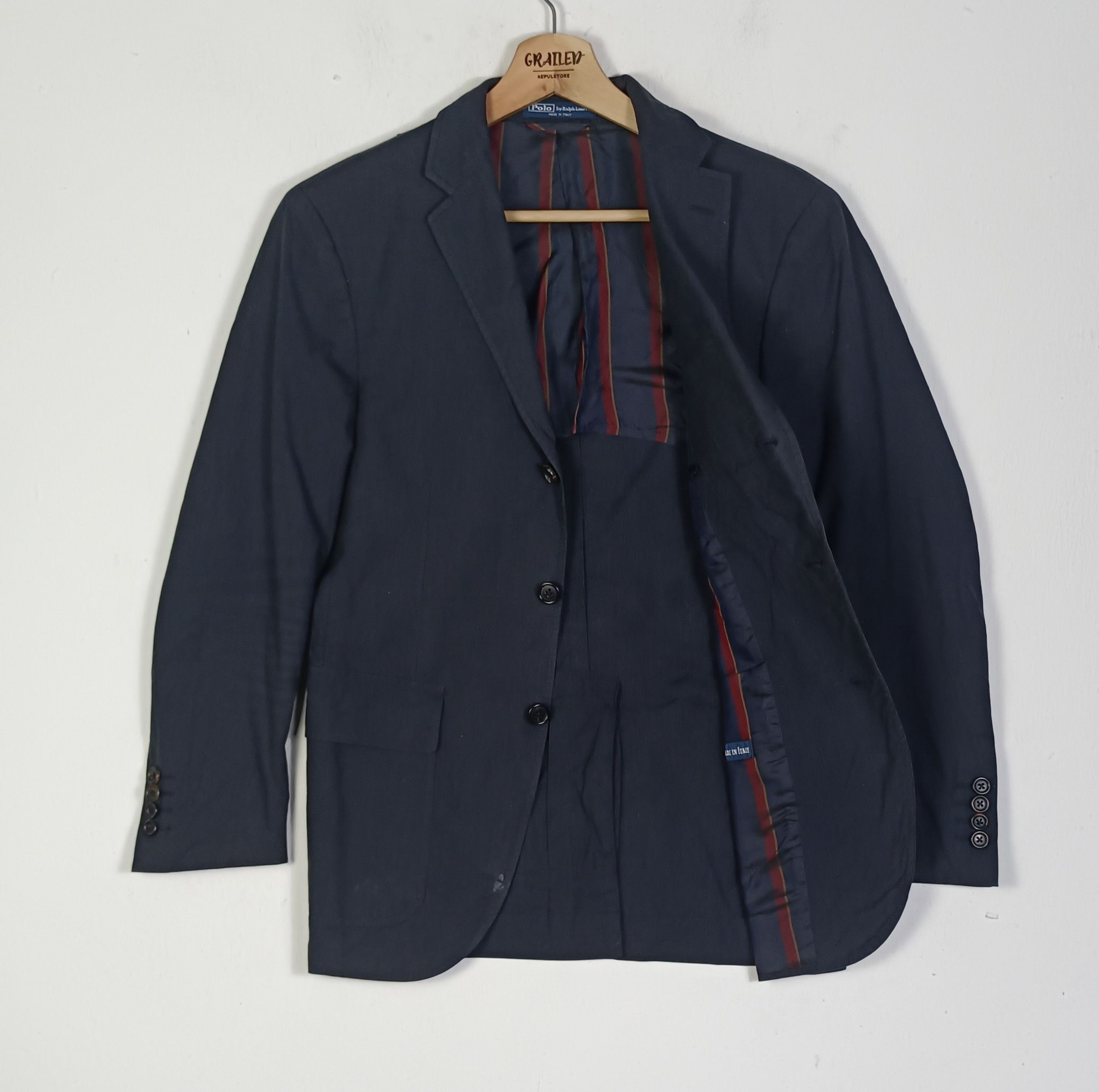 Polo Ralph Lauren Vintage Polo Ralph Lauren Suits Italy Designer Size 38S - 2 Thumbnail