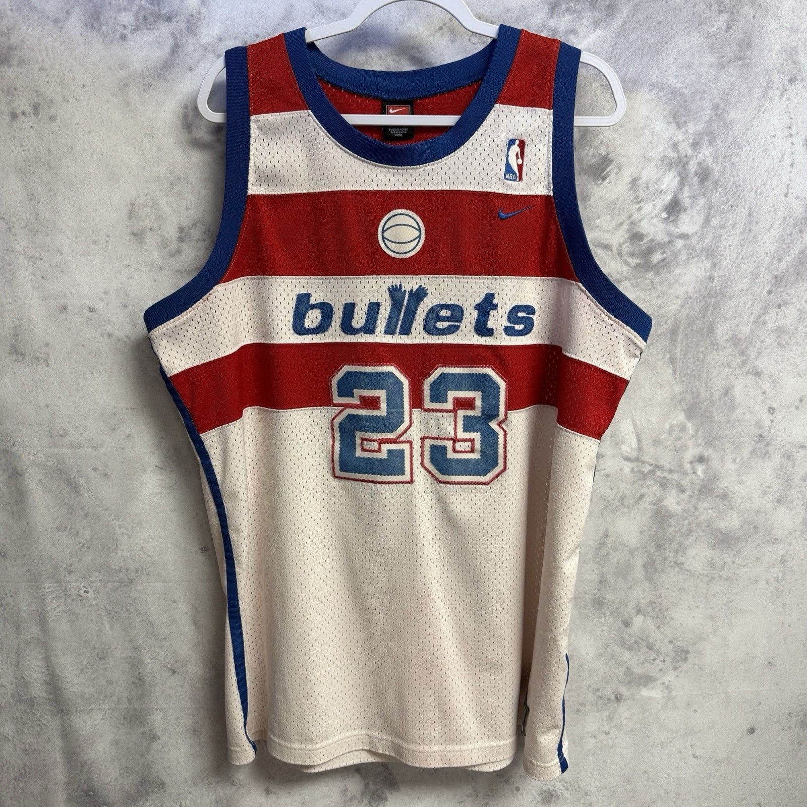 Nike Vintage Nike Washington Bullets Jordan Jersey Mens XL + 2 in Size US XL / EU 56 / 4 - 1 Thumbnail
