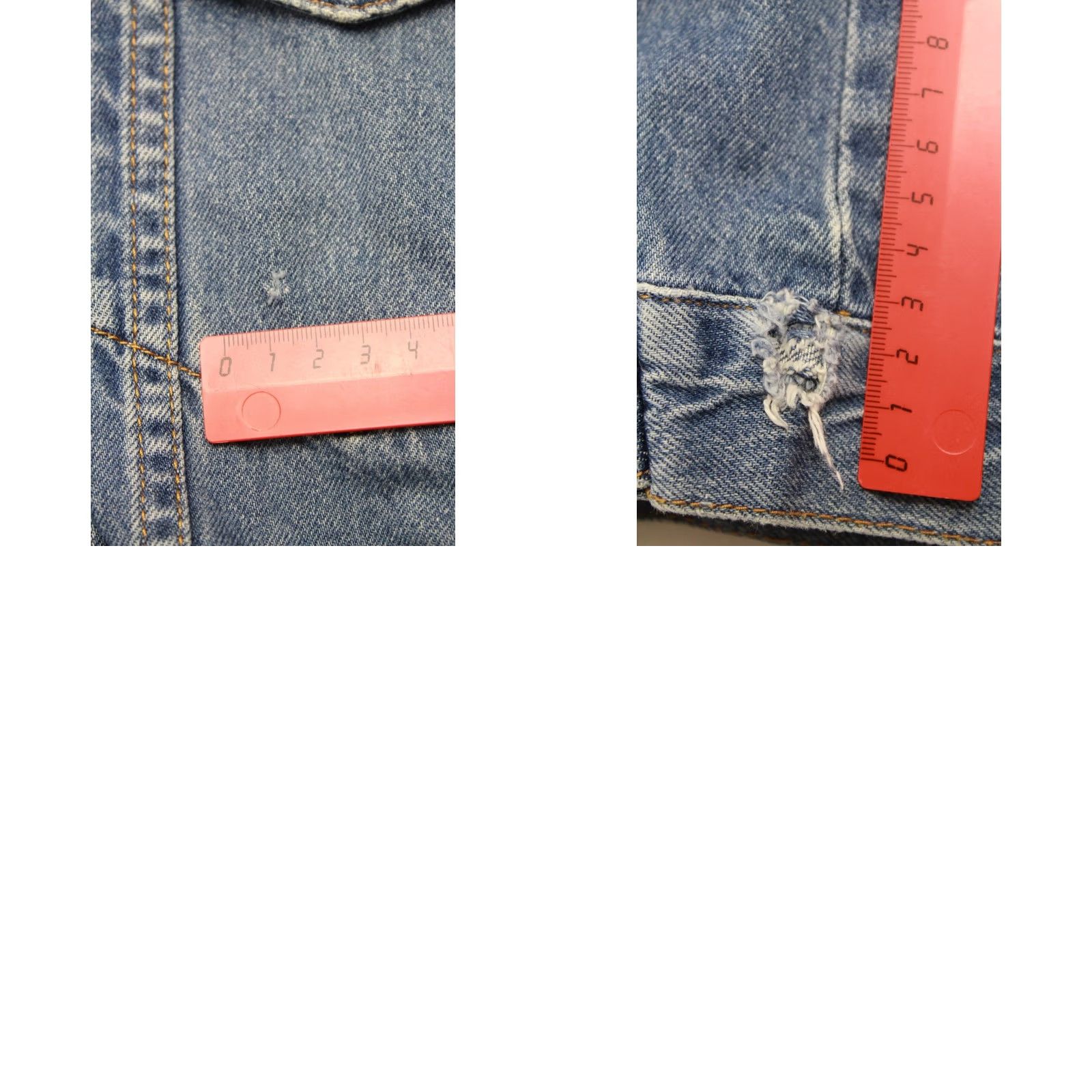 Cheap Monday Cheap Monday Tobias Jeans Jacket Men's LARGE Denim Button Up Fade Effect Blue Size US 33 - 8 Thumbnail