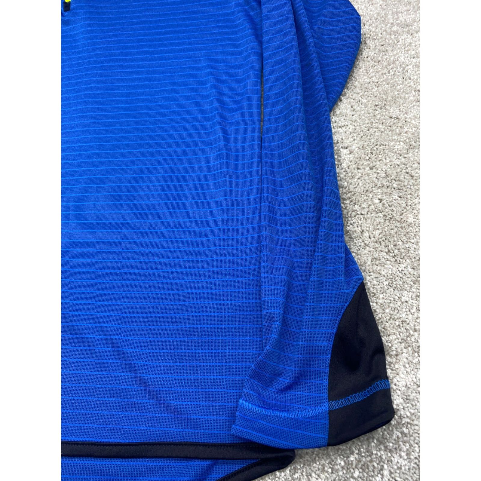 Asics ASICS Base Layer Pullover Top Mens Medium 1/4 Zip Blue Active Wicking Running Size US M / EU 48-50 / 2 - 3 Thumbnail