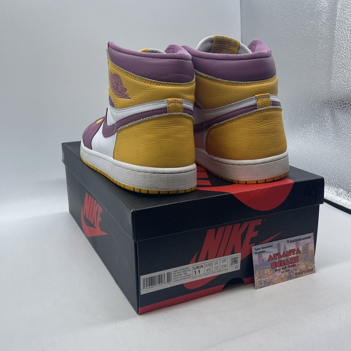 Jordan Brand Air Jordan 1 high brotherhood Size US 11.5 / EU 44-45 - 4 Thumbnail