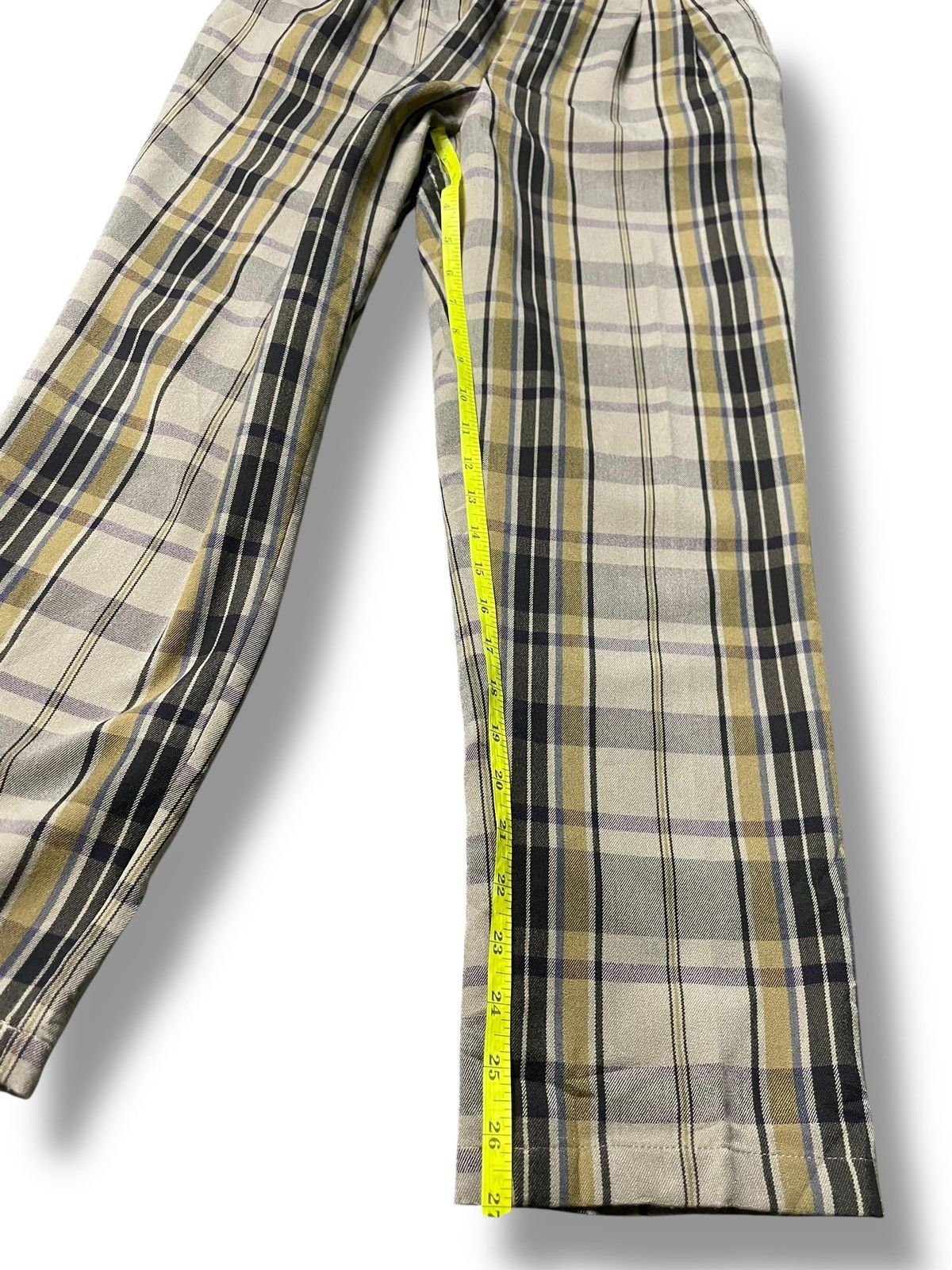 Japanese Brand × Vintage AMERICAN HOLIC Checkered Casual Pants (89) Size US 26 / EU 42 - 6 Thumbnail
