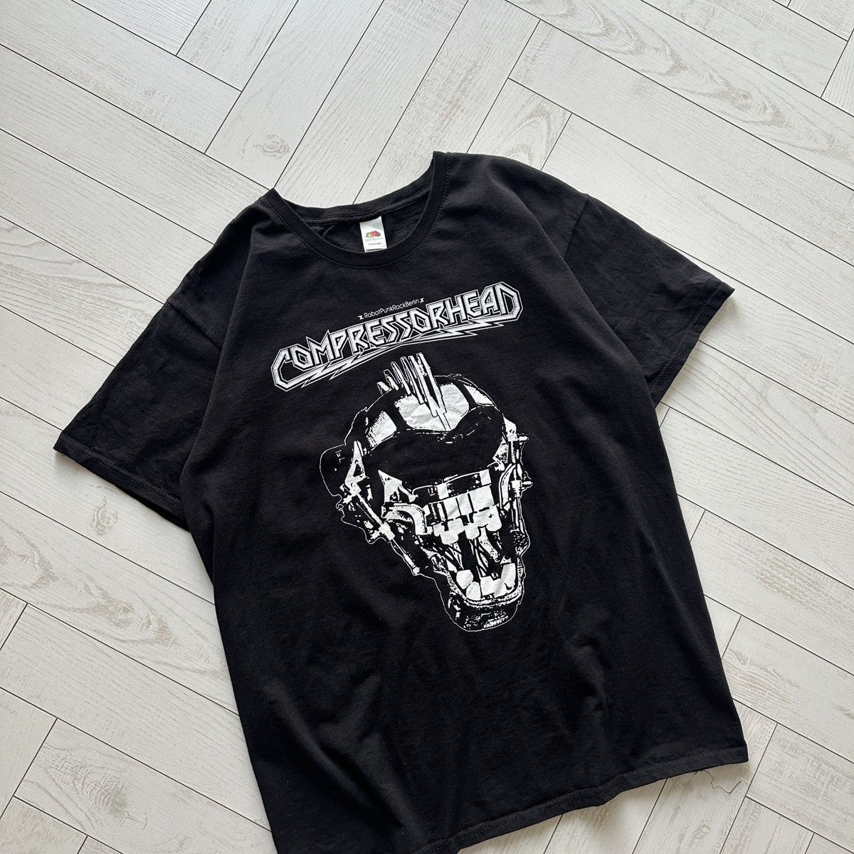 Band Tees Vintage 00s Compressorhead rock metal band tee y2k numetal Size US L / EU 52-54 / 3 - 3 Thumbnail