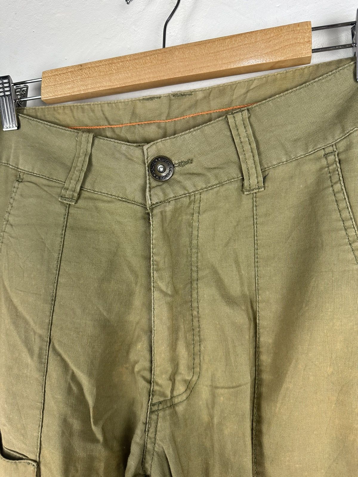 If Six Was Nine CARGO PANTS SENDITIONARIES MULTIPOCKET FADED COLOUR Size US 31 - 13 Thumbnail