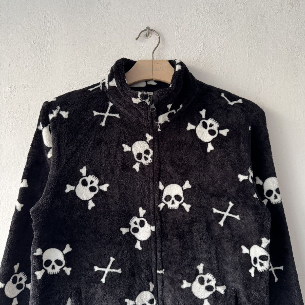 If Six Was Nine 2000s Japanese Brand Skull Fleece Jacket Size US M / EU 48-50 / 2 - 2 Thumbnail