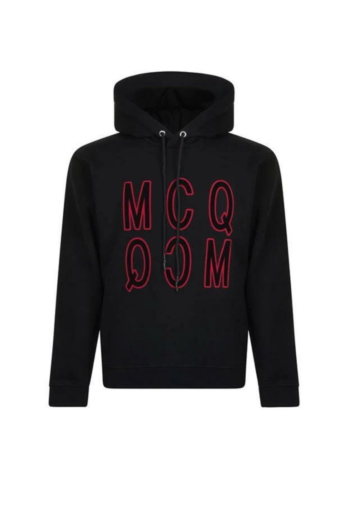 Alexander McQueen Alexander McQueen McQ Big Logo Black Hoodie Size Small Size US S / EU 44-46 / 1 - 1 Thumbnail
