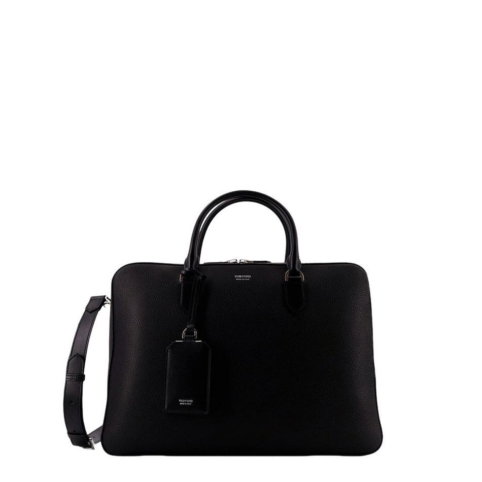 Tom Ford TOM FORD Black Leather Briefcase New And Authentic Size ONE SIZE - 1 Thumbnail