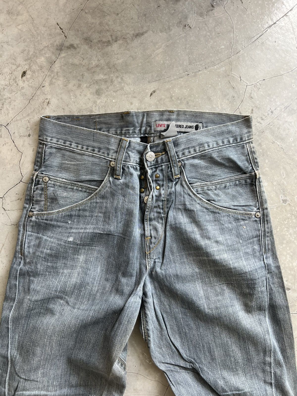 Levi's Levis Engineered Jeans Buckle Back Tag W28 Actual 30x29 Size US 28 / EU 44 - 2 Thumbnail