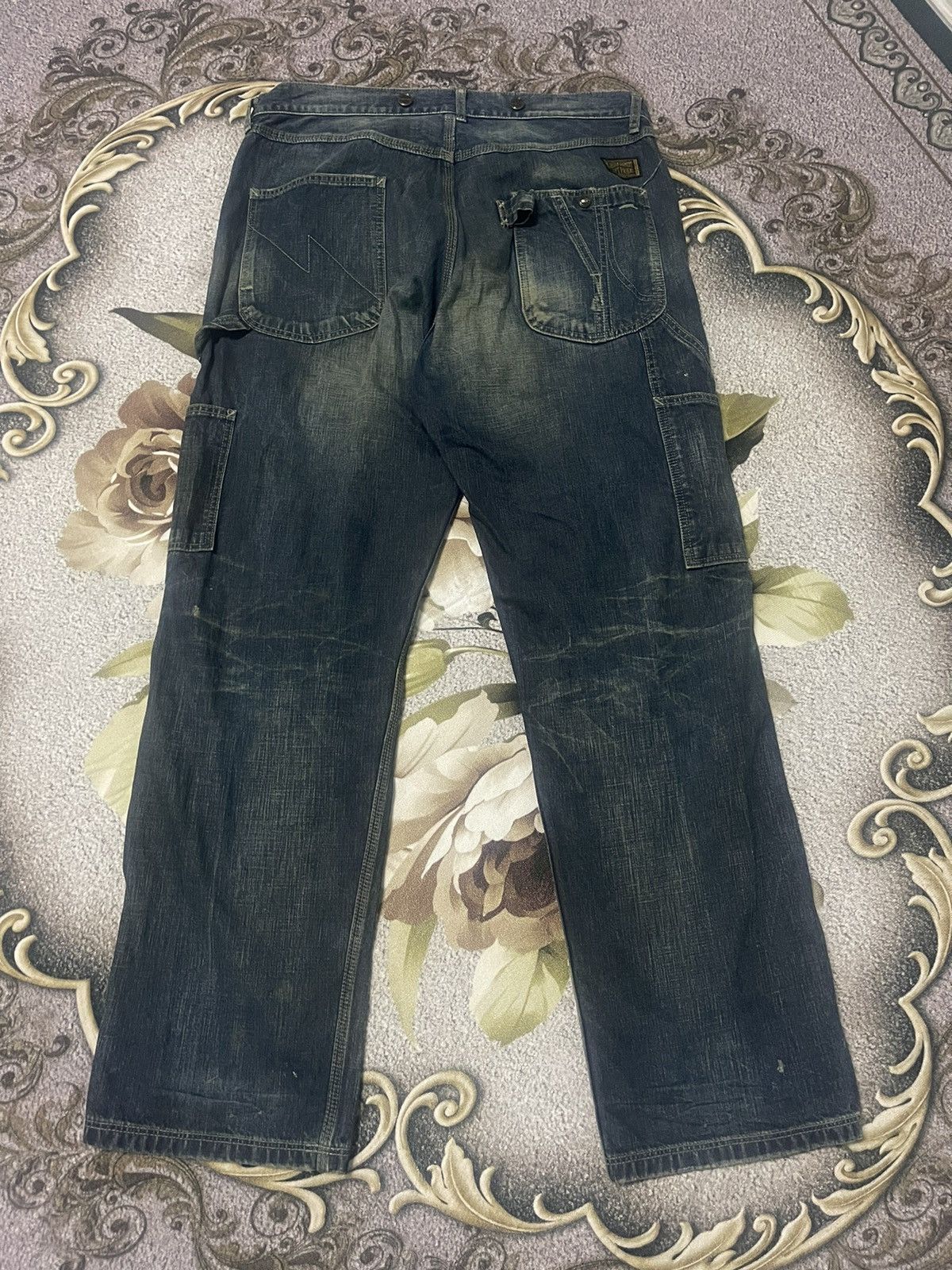 Japanese Brand Vintage Neighborhood Carpenter Baggy Jeans Size US 36 / EU 52 - 2 Thumbnail