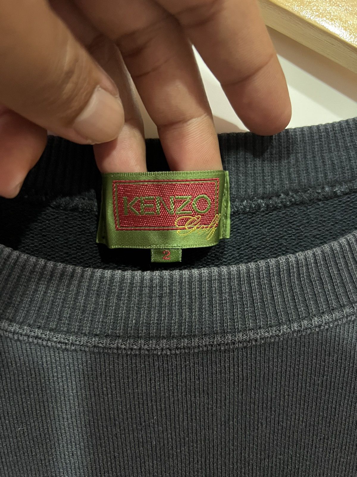 Kenzo 🔥 KENZO GOLF EMBROIDED BAGGY STYLE SUNFADED SWEATSHIRT Size US M / EU 48-50 / 2 - 7 Thumbnail