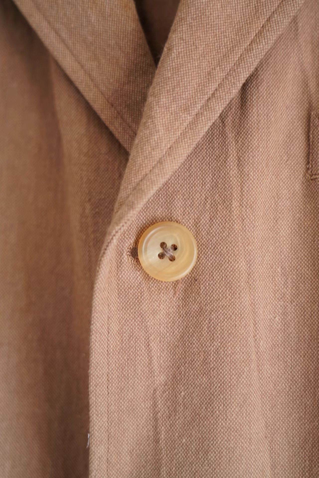 Yohji Yamamoto Yohji Yamamoto 01ss Persimmon Dyed Texture Blazer K4 Size US M / EU 48-50 / 2 - 3 Thumbnail