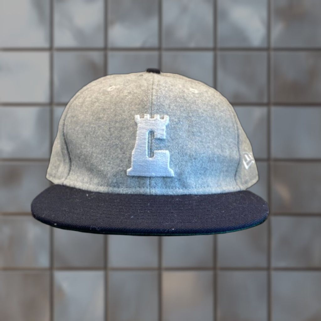 New Era Vintage Crooks Castles Baseball Cap Mens 7 1/4 Wool Blend Gray Casual Punk Retro 2010s Size ONE SIZE - 1 Thumbnail