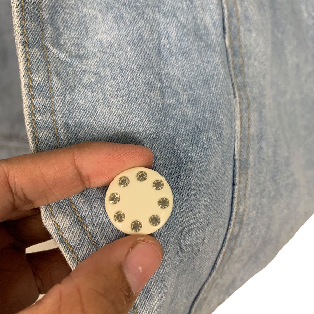 Vintage Vintage 90’s CETRA Blue Wash Jeans Jacket #2647-C118 Size L / US 10 / IT 46 - 14 Thumbnail