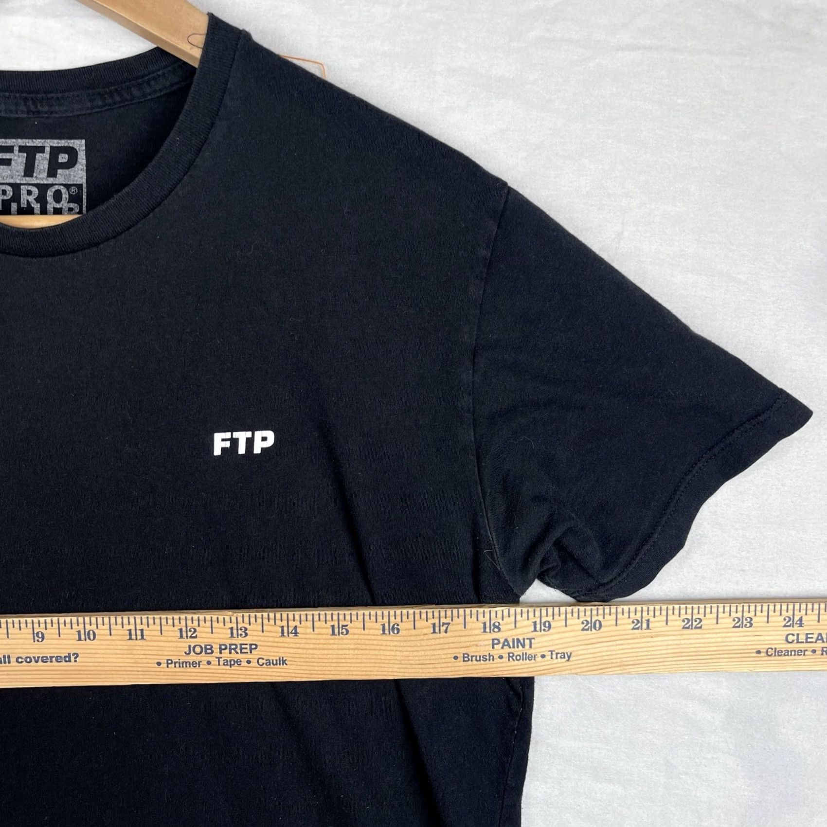 Vintage FTP Pro Club Shirt Mens Medium Black Short Sleeve FTP The Population Spell Out Shirt Size US M / EU 48-50 / 2 - 6 Thumbnail