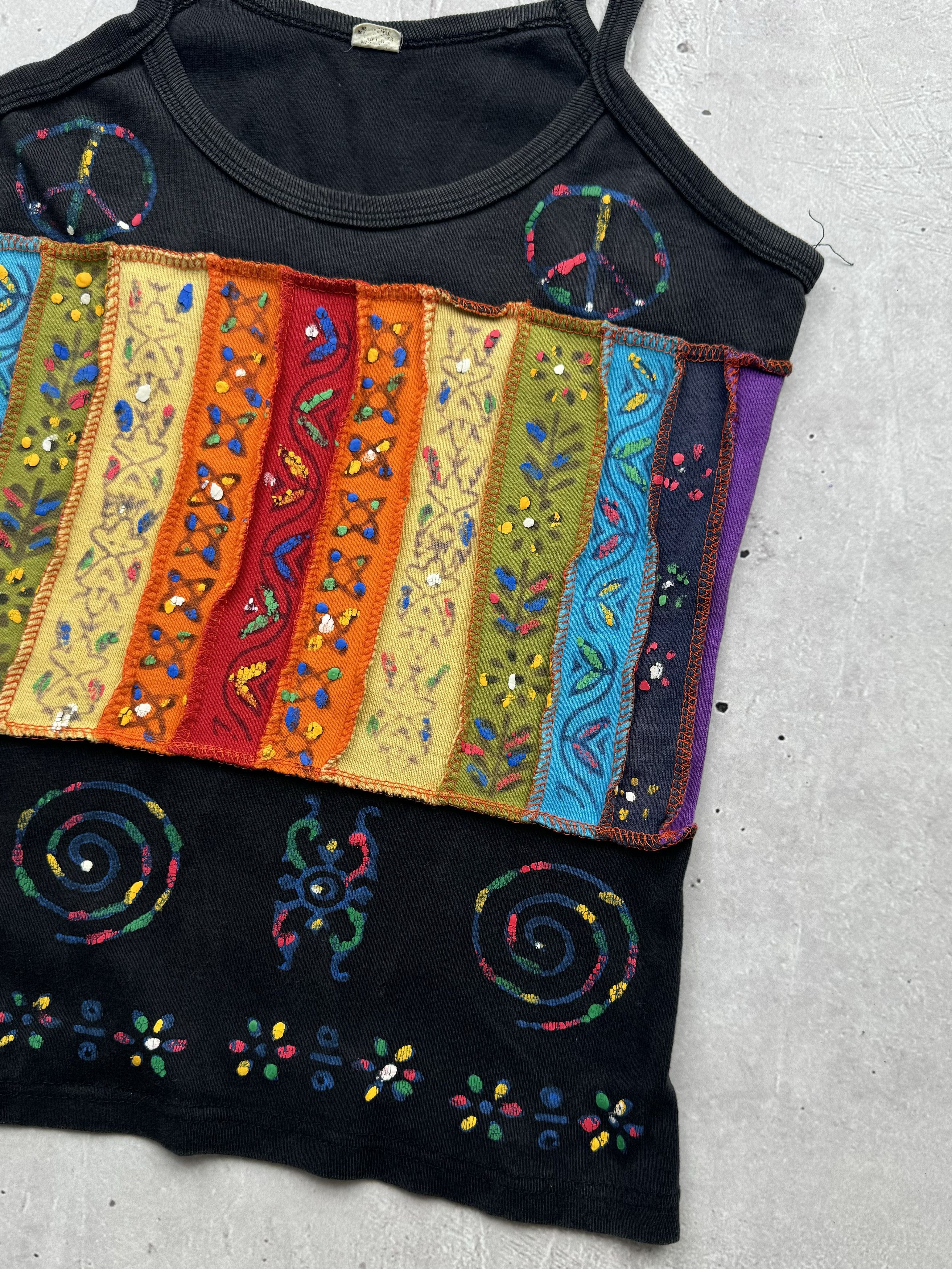 If Six Was Nine × Japanese Brand × Vintage Vintage Patched Tank Top Size S / US 4 / IT 40 - 3 Thumbnail