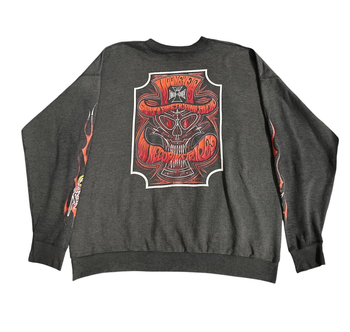 Vintage Vintage Mooneyes Equipment Sweatshirt Size US XL / EU 56 / 4 - 1 Thumbnail