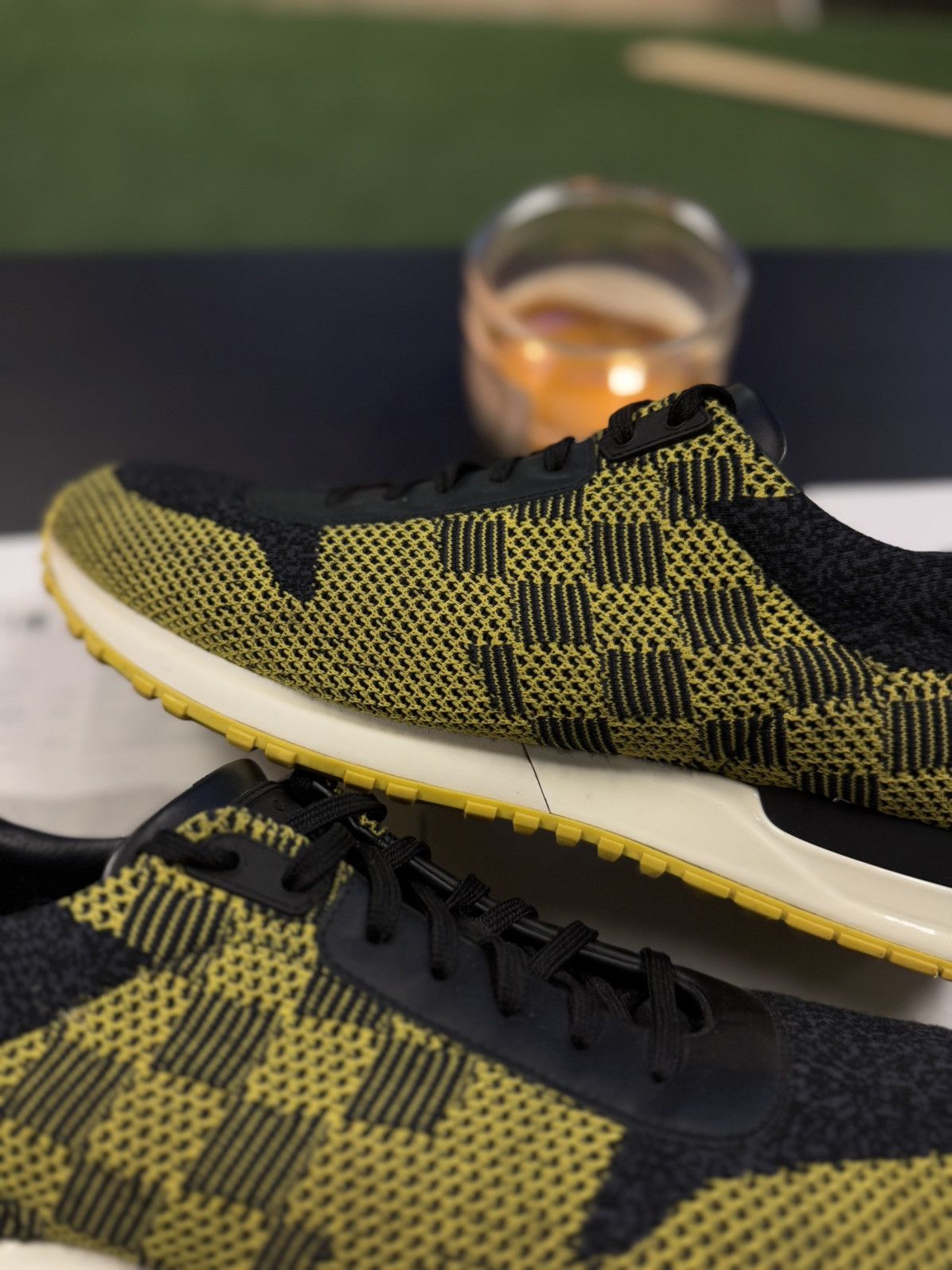 Louis Vuitton Louis Vuitton Yellow Black Size 9.5US/8.5LV Trainer Size US 9.5 / EU 42-43 - 6 Thumbnail