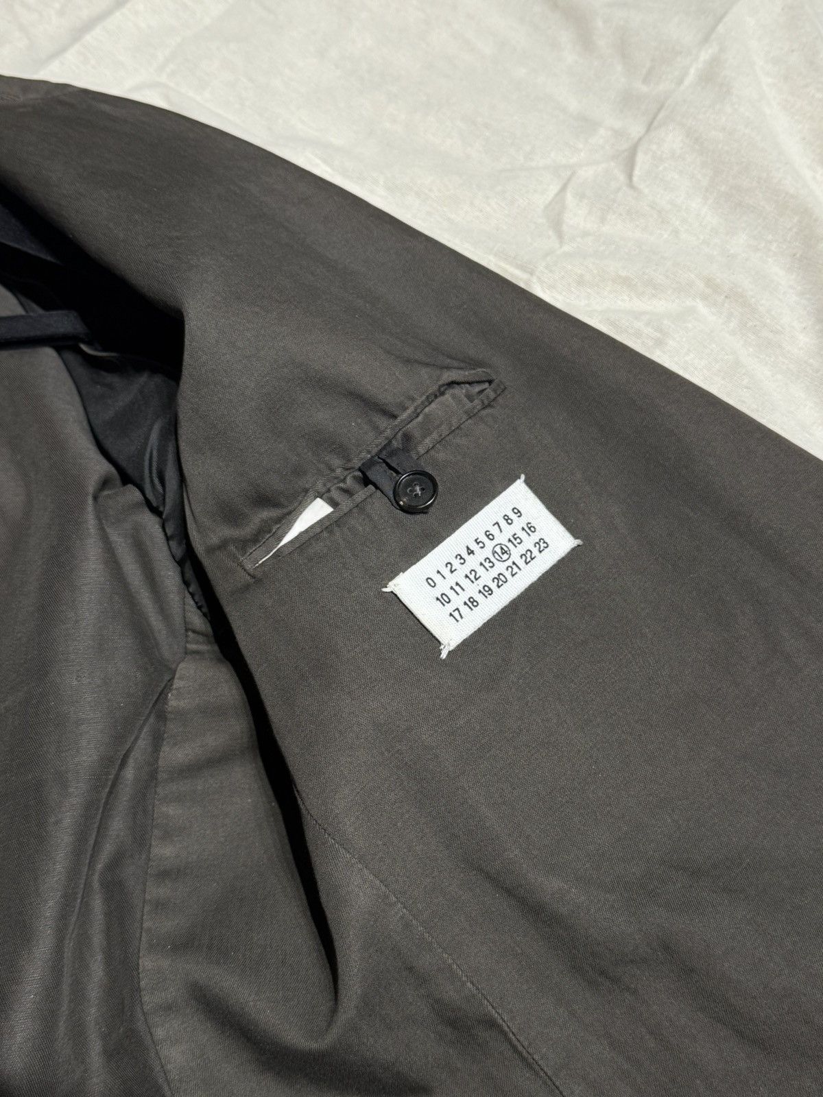 Maison Margiela SS14 PAINT BLAZER OILED WAX DISTRESSED JACKET ARTISANAL Size 42R - 9 Thumbnail