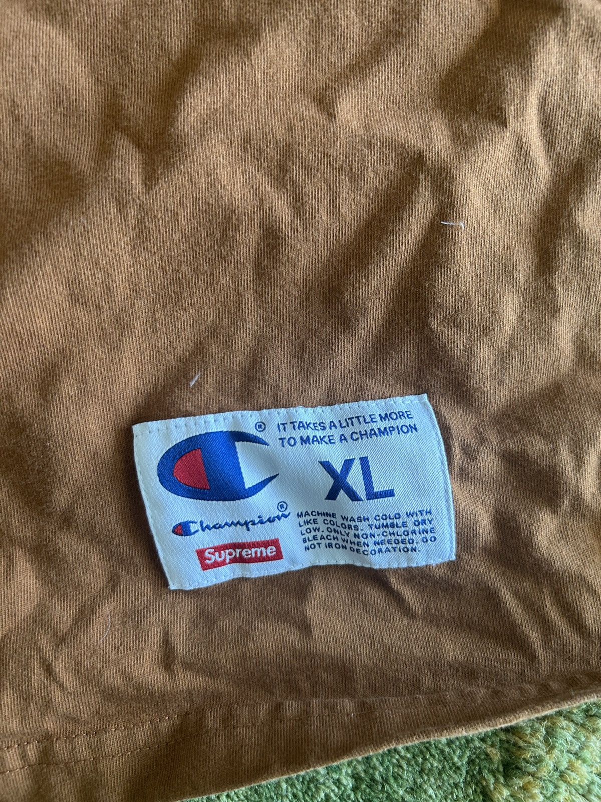 Champion × Supreme Supreme X Champion Stacked C Long Sleeve!FW17!Super Rar Size US XL / EU 56 / 4 - 2 Thumbnail