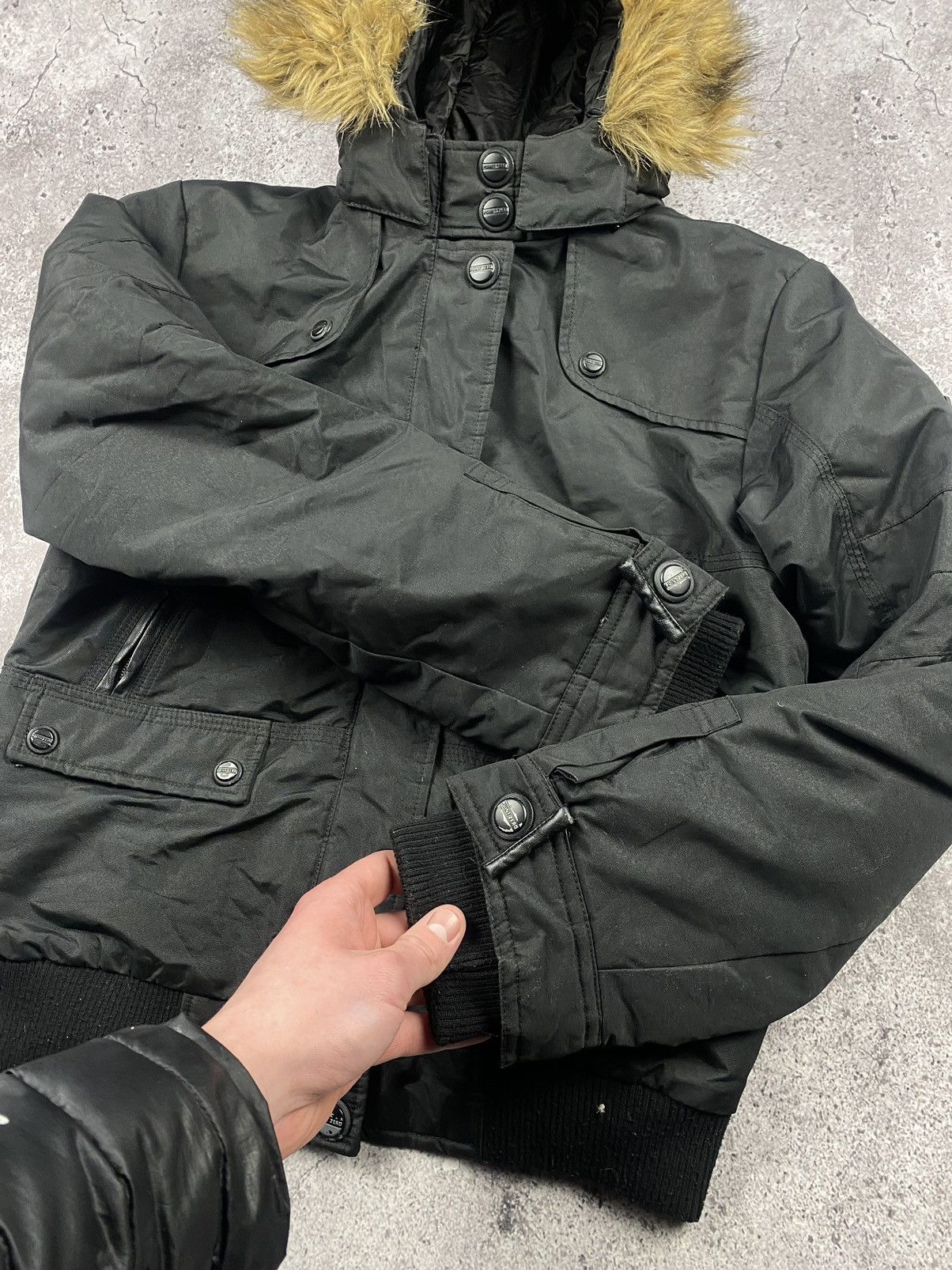 If Six Was Nine × Japanese Brand × Le Grande Bleu (L.G.B.) AVANT GARDE 2000S FAUX FUR Y2K TARTAN BOMBER JACKET Size L / US 10 / IT 46 - 3 Thumbnail
