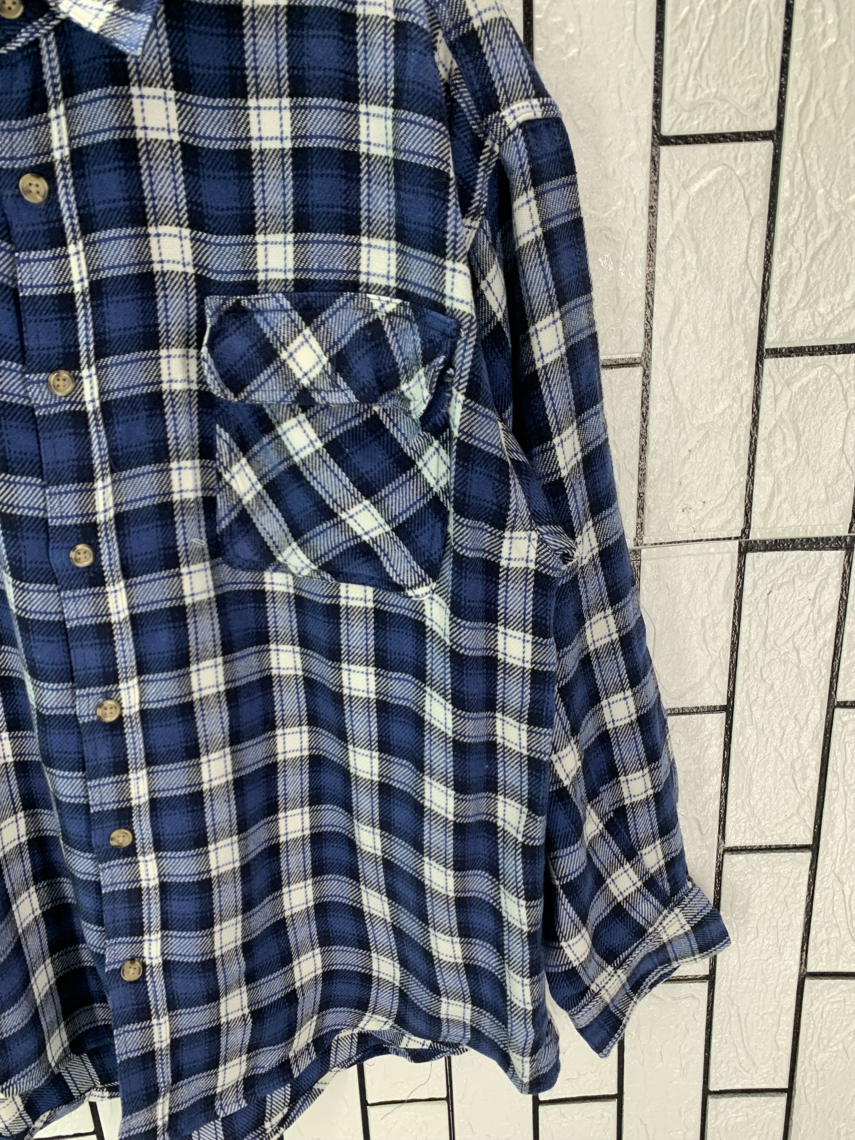 Vintage Vintage Break Off Shirt Flannel Size US XL / EU 56 / 4 - 2 Thumbnail