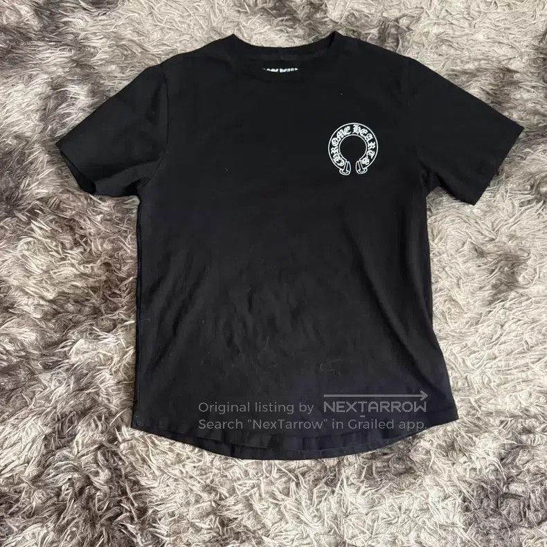 Chrome Hearts CHROME HEARTS Size M Black short-sleeve shirt with USA Sans Size US M / EU 48-50 / 2 - 1 Thumbnail